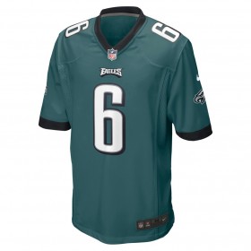 Maillot Philadelphia Eagles DeVonta Smith 6 Nike Vert 2021 NFL Draft  - Homme